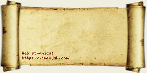 Andreja Mladenović vizit kartica